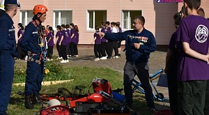 Спасатели Марий Эл продолжают проводить профилактические мероприятия для школьников