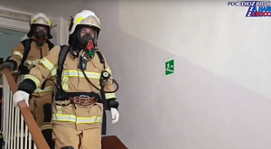 Пожарно-тактическое учение в Йошкар-Олинском медколледже